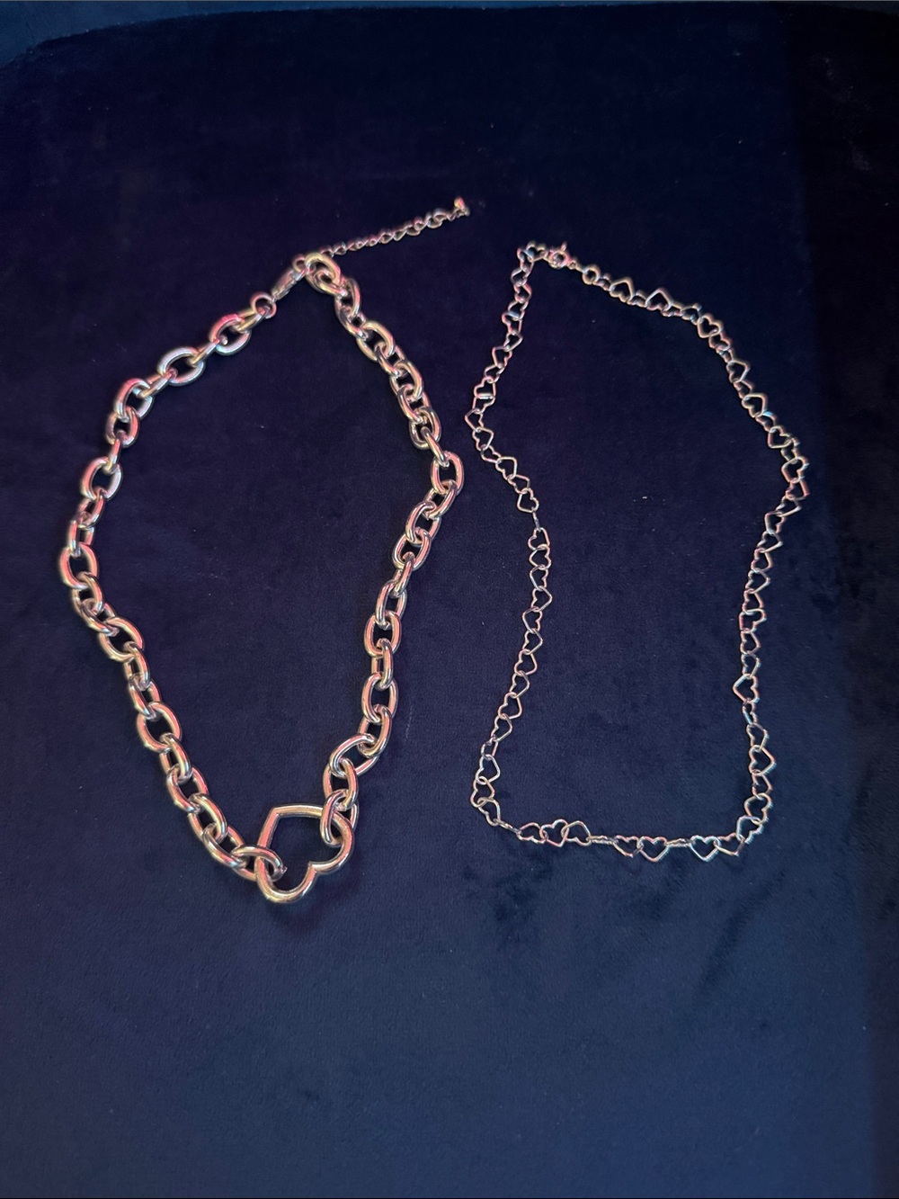 Silver-Tone Chain Necklace Set - Women's Jewelry
